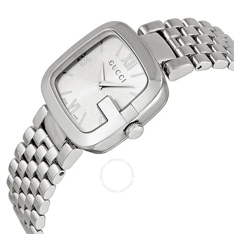 womens gucci silver watch|stainless steel Gucci ladies watches.